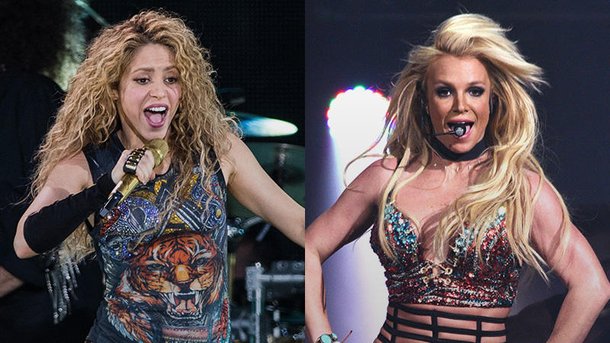 Shakira valide la salsa en talon de Britney Spears