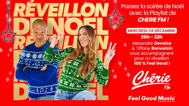 Passez la soirée de Noël avec la playlist de Chérie FM !