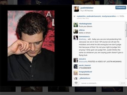 Justin Bieber se moque d'Orlando Bloom sur instagram