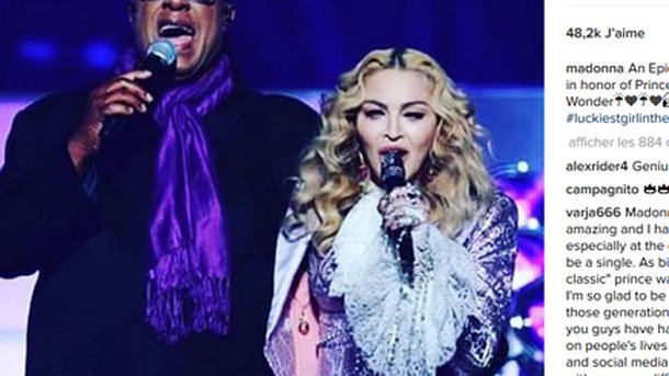 Stevie Wonder et Madonna : leur hommage à Prince
