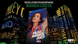 «Révélation Francophone de l’année»: Bianca Costa ne croyait pas à sa nomination !