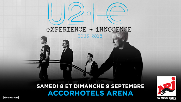 U2: une nouvelle date ajoutée à l’AccorHotels Arena!