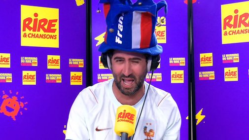 La Team du rire avec Mayel El Hajaoui : Jean Pierre Cocorico : meilleur supporter des bleus