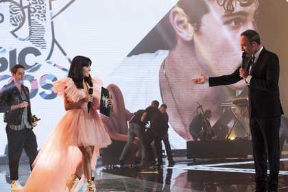Jenifer et Nikos Aliagas - Cérémonie NRJ Music Awards 2019