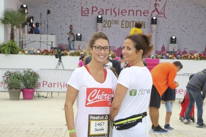 La team Fitnext/Chérie FM lors de la Parisienne